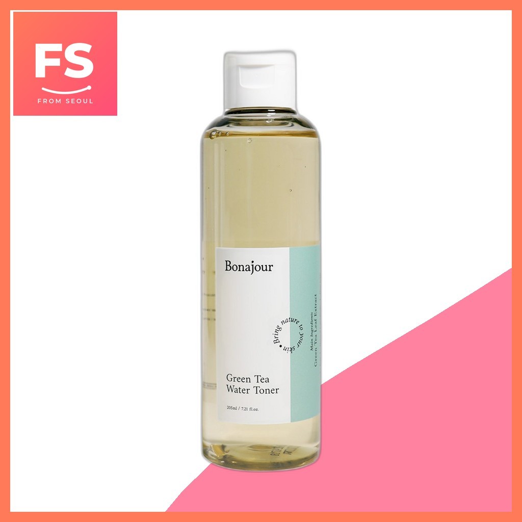 [bonajour] Toner trà xanh, 205ml, 1 chai / Toner Hàn Quốc / Thấm nhanh / Chính hãng 100% by From-Seo