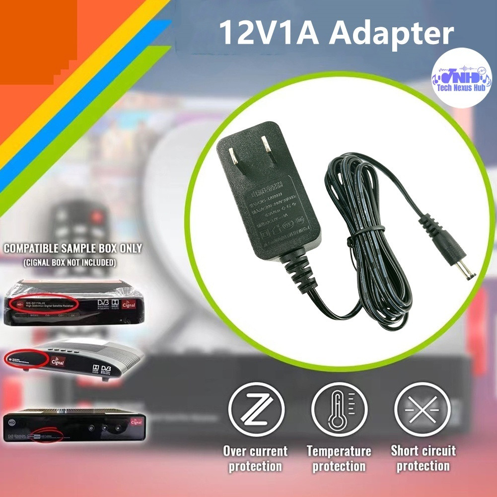 Bộ chuyển đổi nguồn điện 12V 1A cho TV Box Bộ sạc hộp TV Satlite