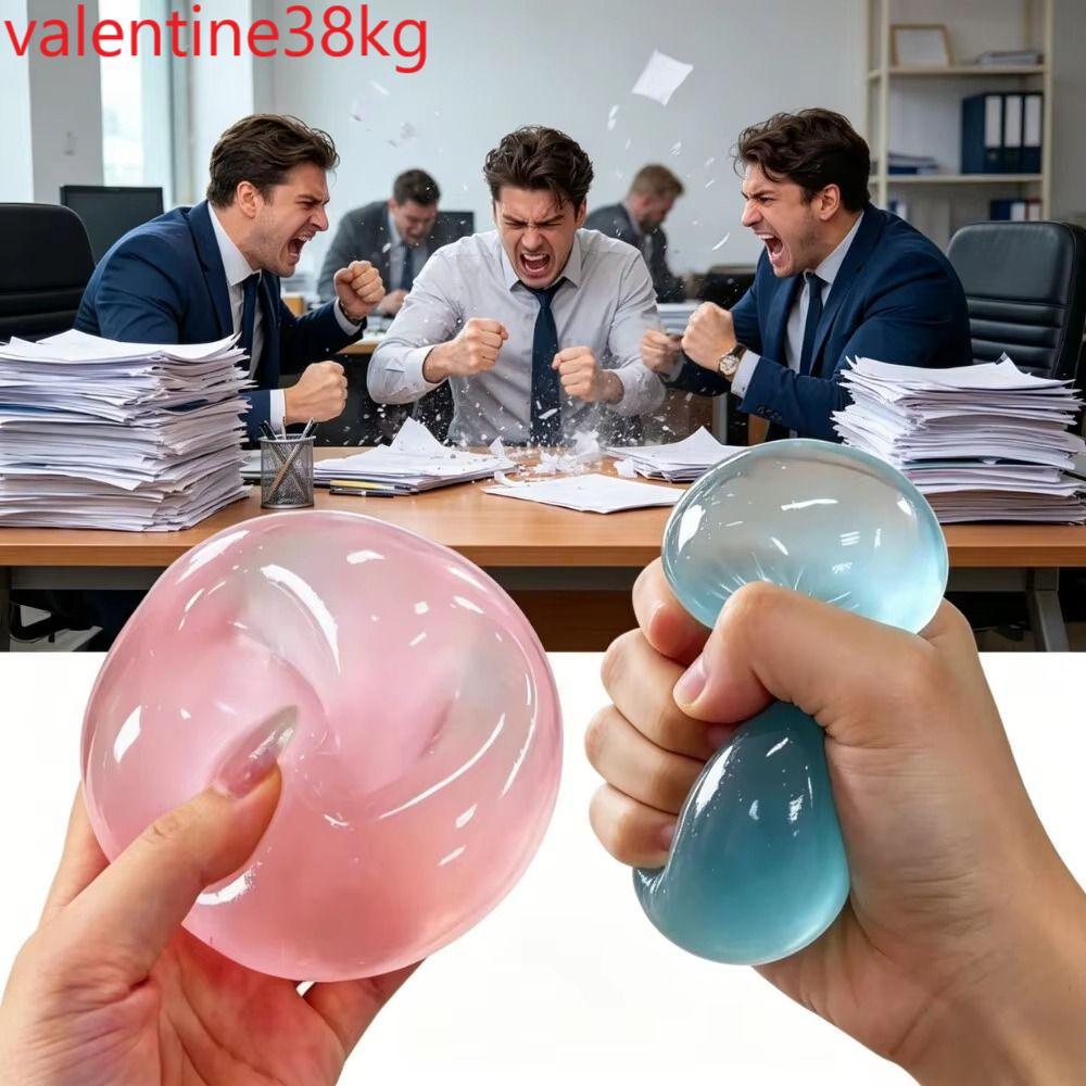 TAXON Dầu dừa Squishy Ball, Bóng tăng chậm trong suốt Đồ chơi bóp nhanh, Quà tặng Clear Jelly Soft B