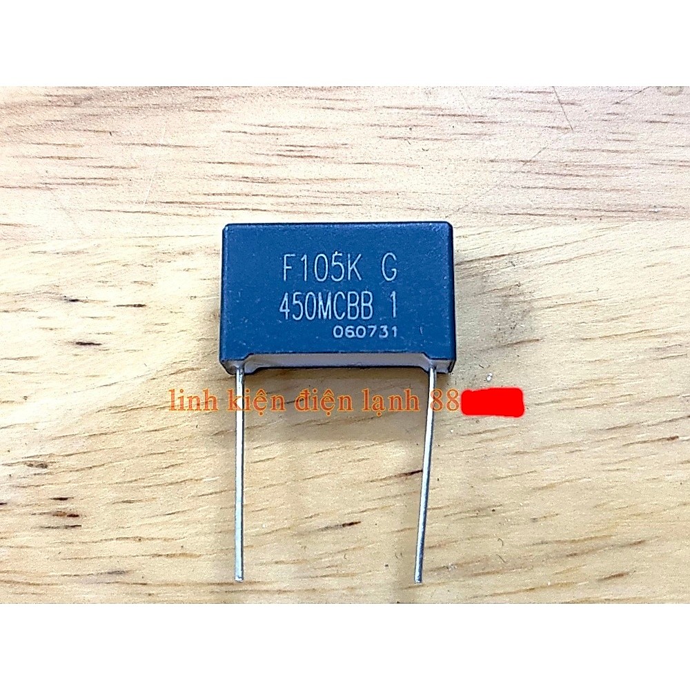 (5con)Tụ Lọc 1uf 450MCBB F105K Mới CHính Hãng.