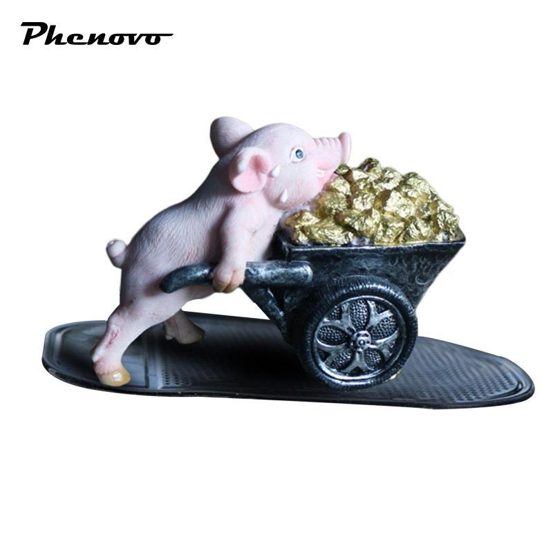 Nhựa Lợn Tượng Nhựa Lợn Điêu Khắc Trang Trí Nhà Đồ Chơi Trẻ Em Lợn Vườn Tượng Động Vật Hình Cho Nhà 
