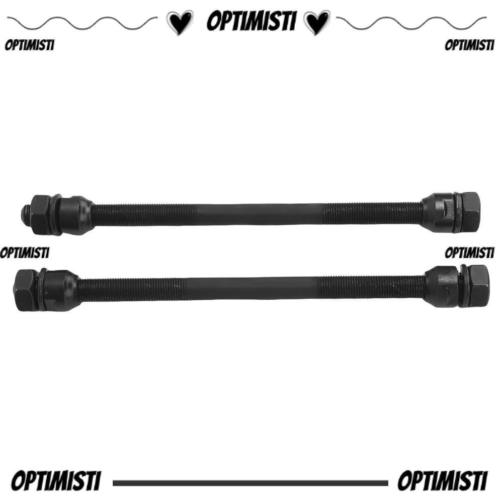 OPTIIMSTI 2 Trục Xe Đạp, Trục Trung Tâm Xe Đạp Chắc Chắn 190mm, Thép Đường Kính 10mm Bền Dài 190mm T