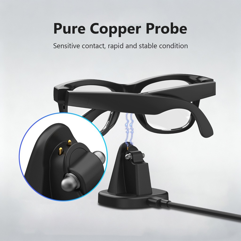 Thích hợp cho đế kính AI thông minh Rayban Rayban Meta Đế sạc nhanh Mini chống trượt Đế sạc di động 