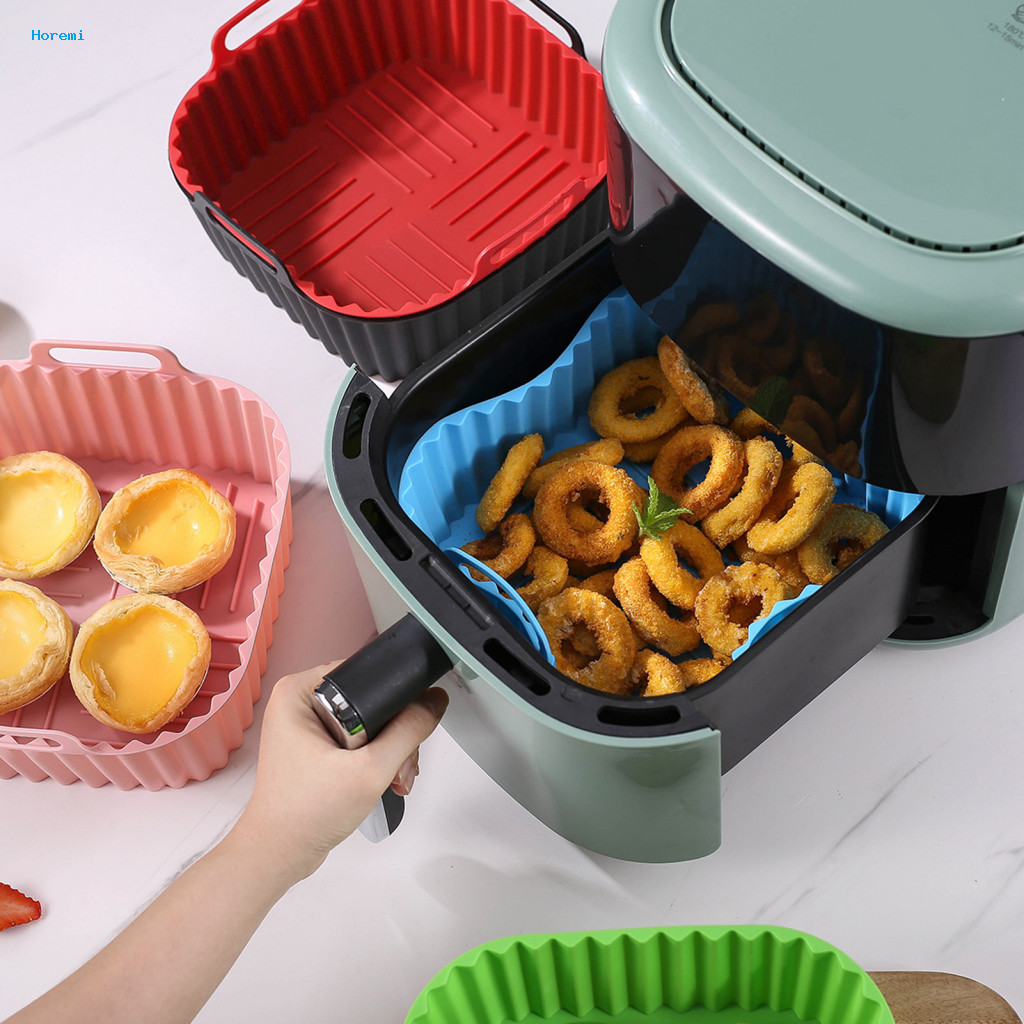 Air Fryer Wire Basket Liner Air Fryer Giỏ Silicon Có Thể Tái Sử Dụng Silicone Air Fryer Giỏ Khay Cho
