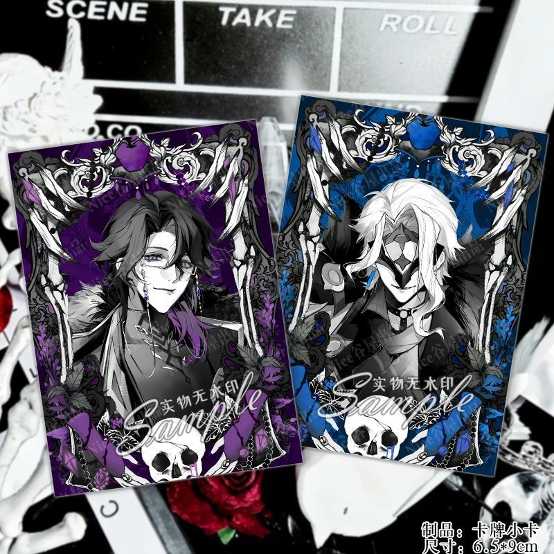 Genshin Impact / Dottore / Trò chơi mới Hàng hóa Pantarona Dottore Photocard Đồng hồ Thẻ Panbo Hàng 