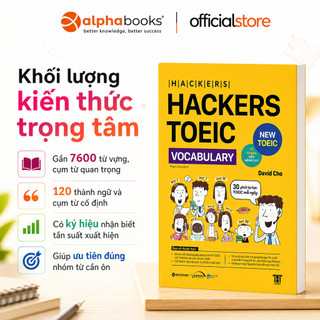 Sách - Hackers TOEIC Vocabulary - Tự học Toeic mỗi ngày (Gamma Books)