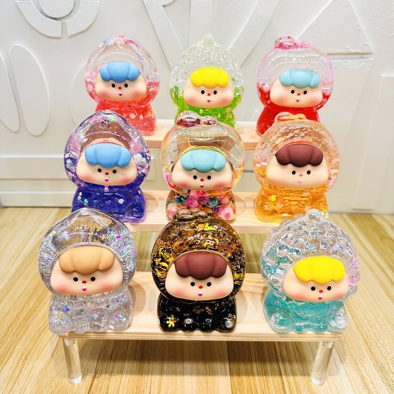 A Charm Nước Moi Trái Cây Kim Tuyến Phát Quang, Charm Nước Moi Decor Bàn, Phòng Khách, Mô Hình Moi N