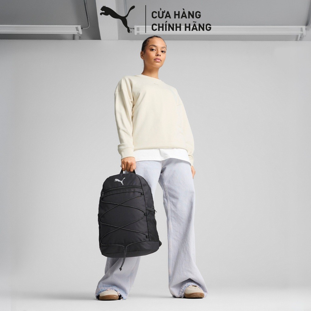 Balo PUMA Unisex Plus Backpack II Black Màu Đen