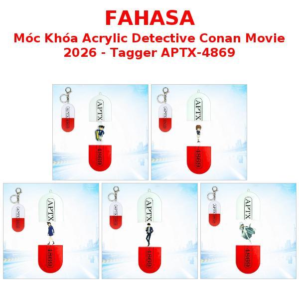 Móc Khóa Acrylic Detective Conan Movie 2026 - Tagger APTX-4869