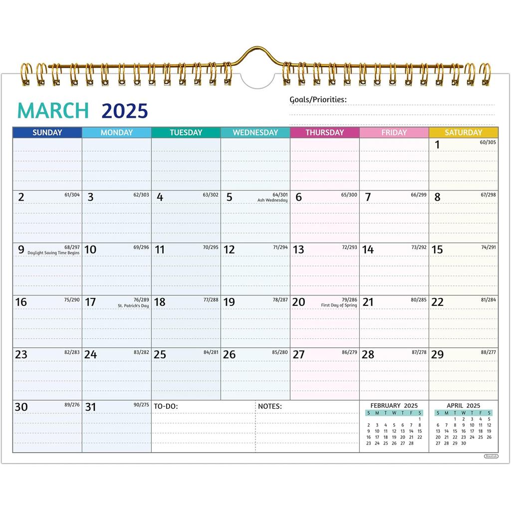 Lịch Treo Tường 2025-2027 – Mar 2025 – Feb 2027, Lịch 2 Năm 2025-2027, 11 x 8.5 In, Lịch 2025 24 Thá