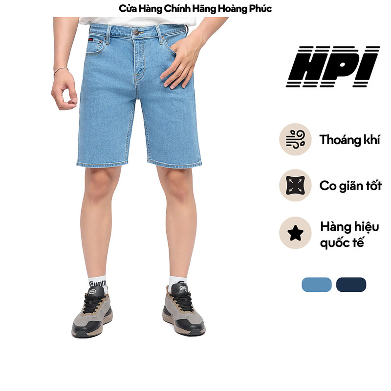 Quần Short Jean Nam ECKO UNLTD. Dáng Ôm Cotton Pha Co Giãn Thoáng Mát IF25-05069