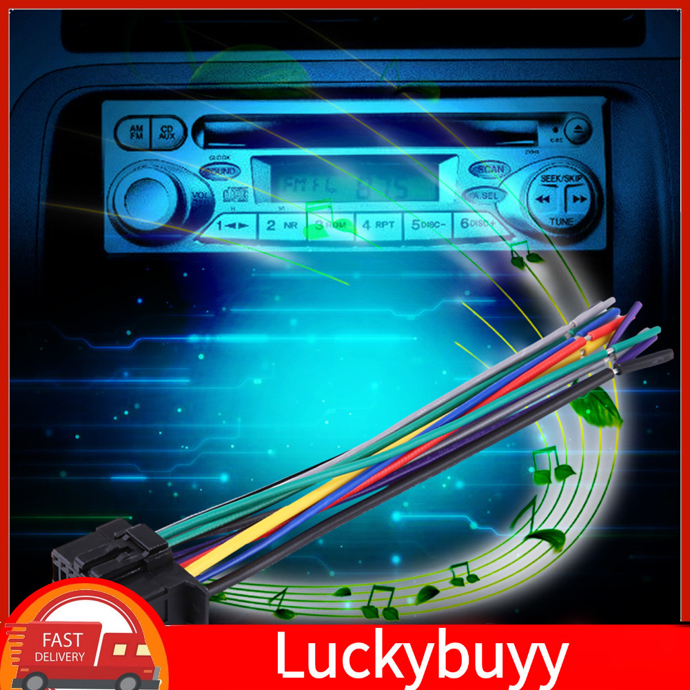 Luckybuyy Luckybuyy Stereo Dây Cáp 16 Pin Ô Tô Loa CD Cắm Cho Pioneer 2350 Trên Xe Vật Dụng Công Ngh