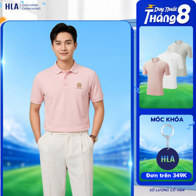 [Mua 2 Giảm 5%_Hỏa Tốc] Áo Thun Polo Nam Cao Cấp HLA – Thấm Hút Mồ Hôi, Thiết Kế Thời Trang Năng