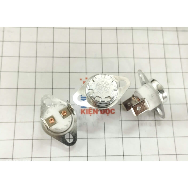 Relay nhiệt KSD302 16A 250V thường đóng 45 độ