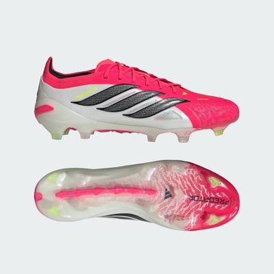 adidas Bóng đá Giày Đá Bóng Sân Cỏ Thật Đất Cứng Predator Elite Unisex Đỏ JS0433