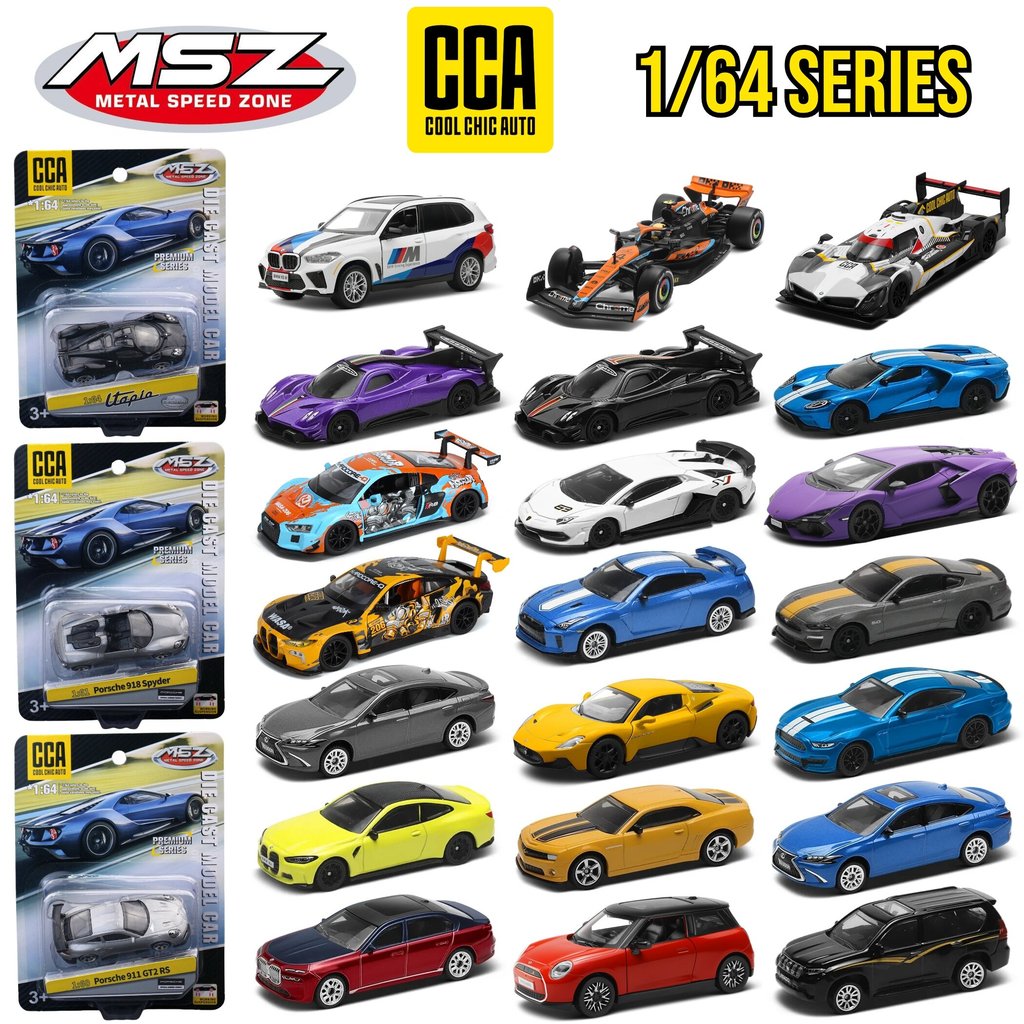Mô hình xe đồ chơi CCA 1 / 64 Thích hợp cho Hot Wheels & MINIGT 1: 64 F1 Pagani Lamborghini BMW Audi