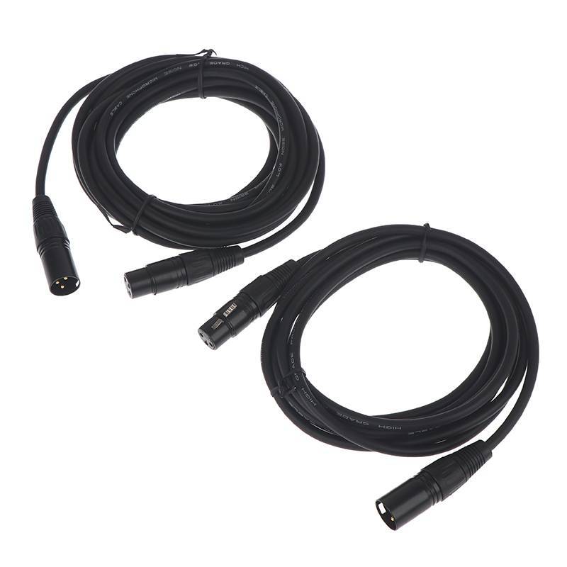 [sportoutdoor] DMX 3-PIN DMX512 Cáp đực sang nữ Đèn sân khấu LED PAR Dây tín hiệu DMX Thiết bị Dj Dò
