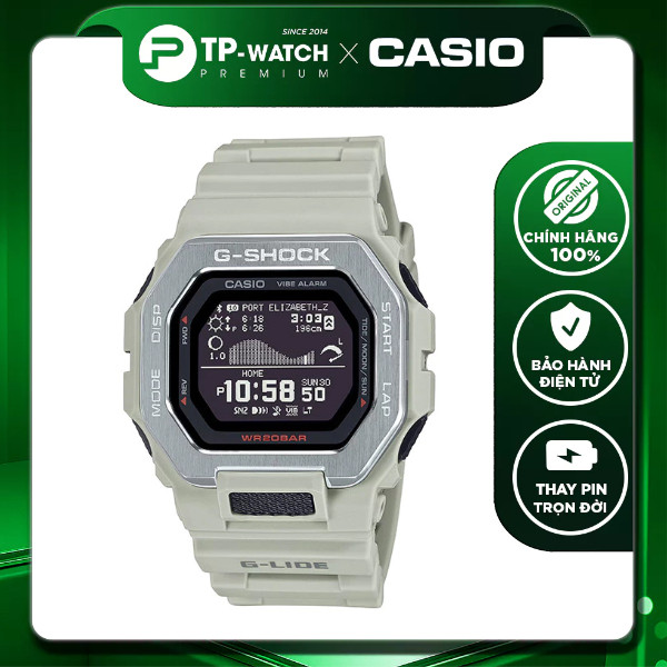 Đồng Hồ Nam Dây Nhựa Casio G-Shock GBX-100-8DR Bluetooth - Đo Thủy Triều | G-Shock GBX-100-8 G-Lide