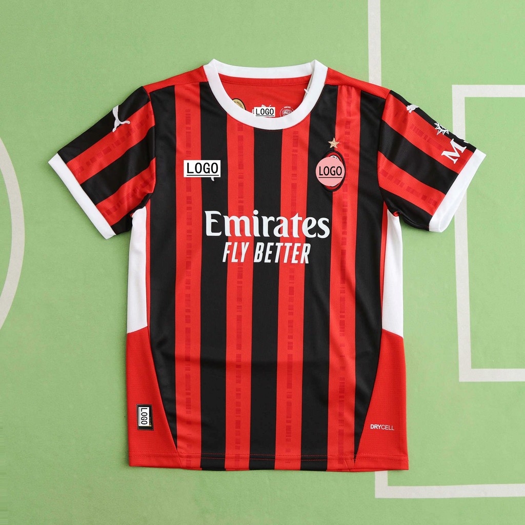 Áo đấu trẻ em sân nhà AC Milan mùa giải 2425