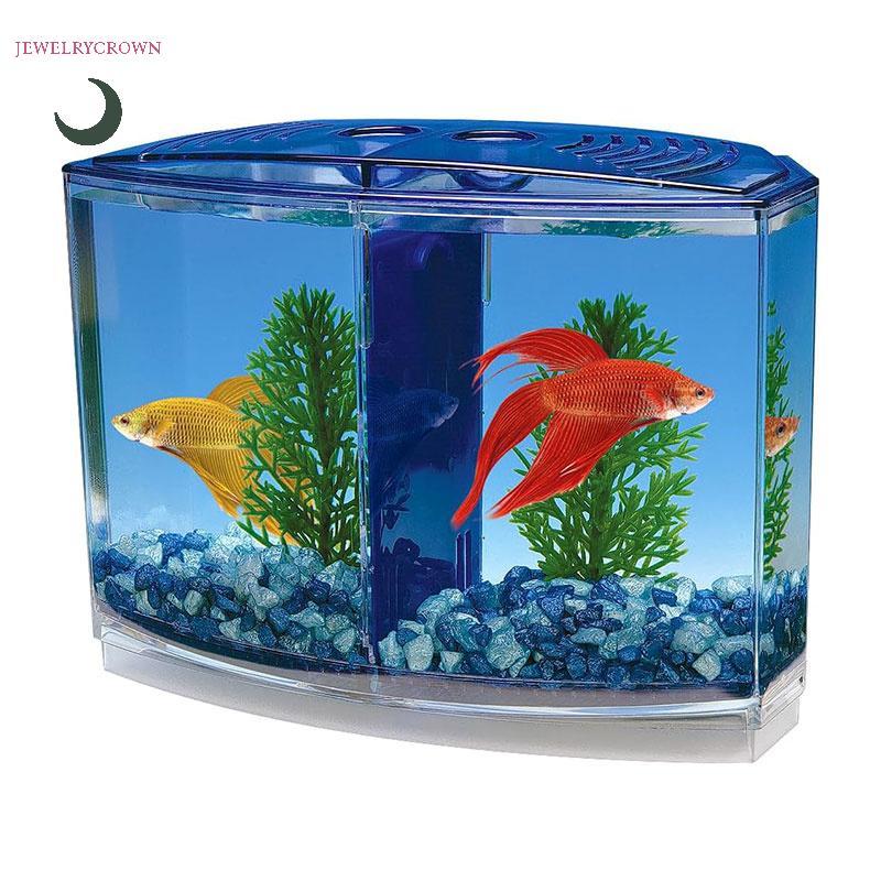 Hộp cá chiến đấu đôi lớn Eco Rumble Fish Aquarium Mini Aquarium Hộp cách ly bằng nhựa Hộp nhân giống