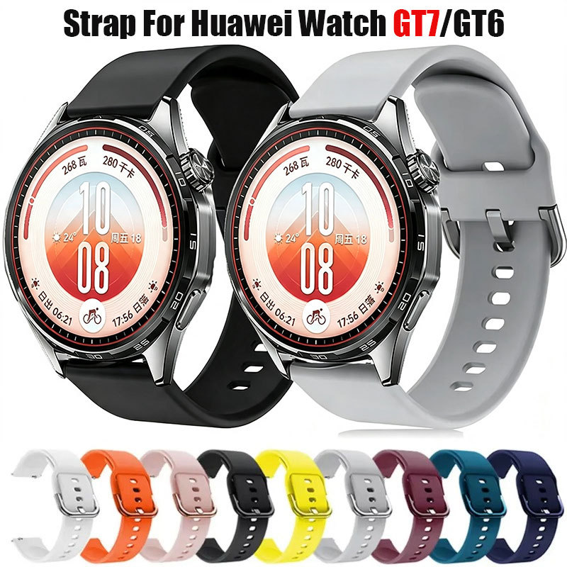 Dây đeo silicon cho Huawei Watch GT7 Pro 46mm Vòng đeo tay cho Huawei GT6 pro GT5 46mm Huawei GT6 GT