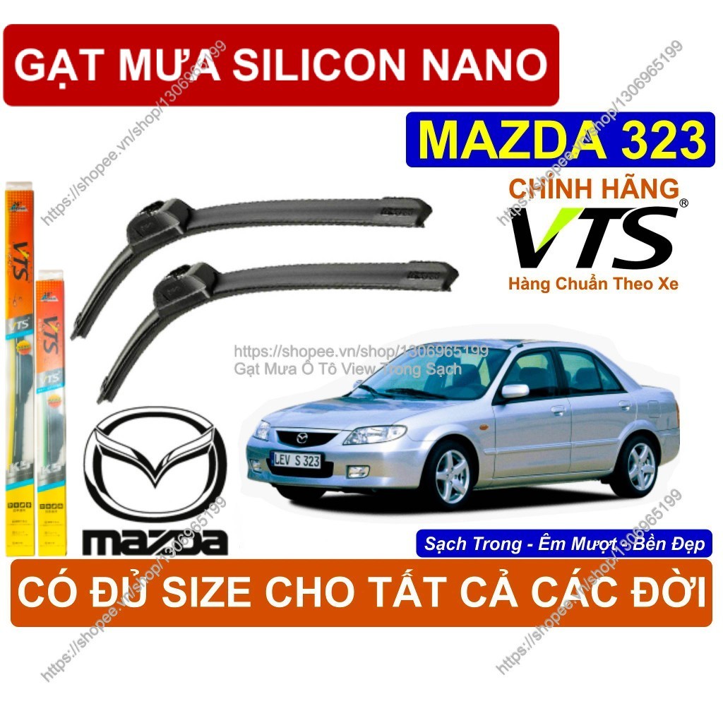 K5, Gạt Mưa Kính Lái Cao Cấp Mazda 323, Cặp G.ạt Mưa Kính Lái Mazda 323,  Mazda 323