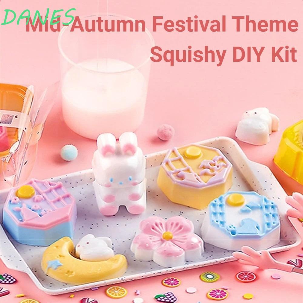 FRBFRB Pinching Toy Material Pack, DIY Craft Blowable Bubble Mid-Aumn Festival Material Pack, Bộ Squ
