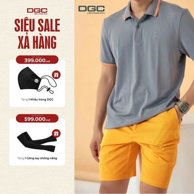 Quần short nam DGC dáng khỏe khoắn Phong Cách Trẻ Trung- SQSBB08M