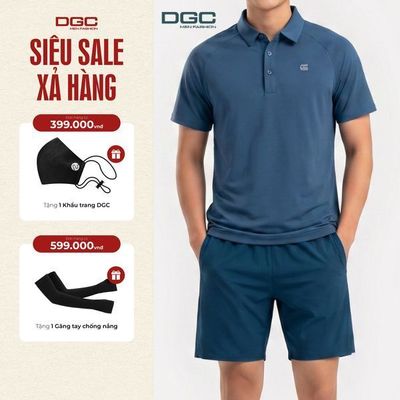 Quần Short DGC Thể Thao Co Giãn 4 Chiều, Thoáng Khí, Phong Cách Năng Động Thoải mái - SQSBD20M-S