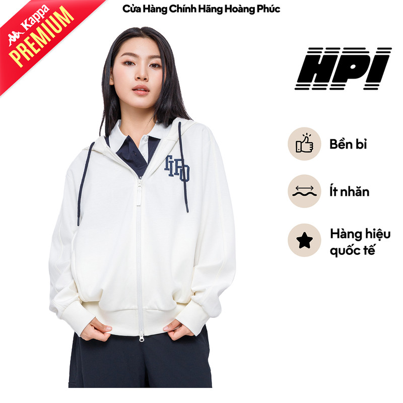 [KAPPA PREMIUM] Áo Khoác Unisex KAPPA Mềm Mại Ít Nhăn Bền Bỉ Dễ Phối K0GW2MK11