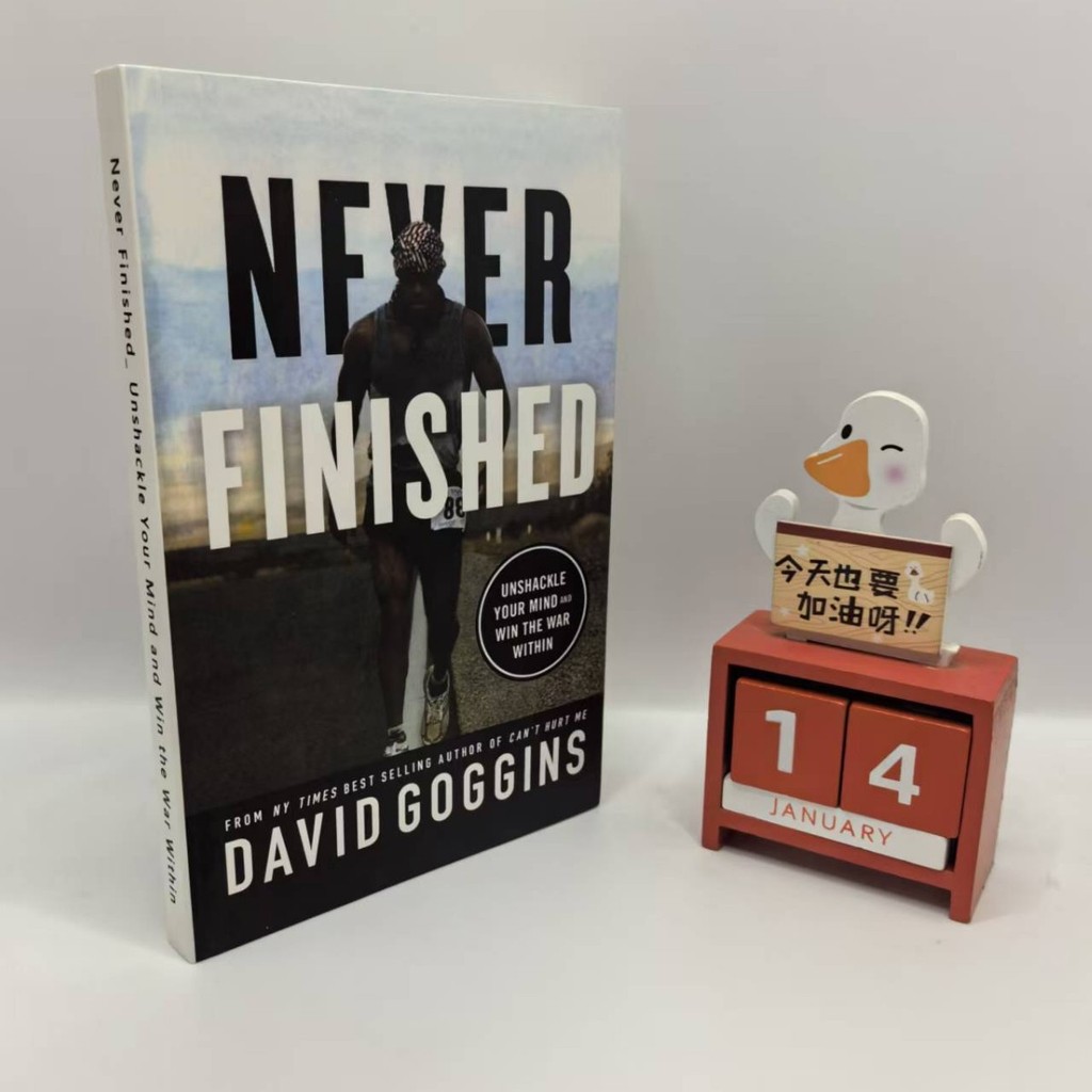 Sản phẩm mới Never Finished by David Goggins Phiên bản tiếng Anh Hàng có sẵn Hàng hóa gia đình tốt A