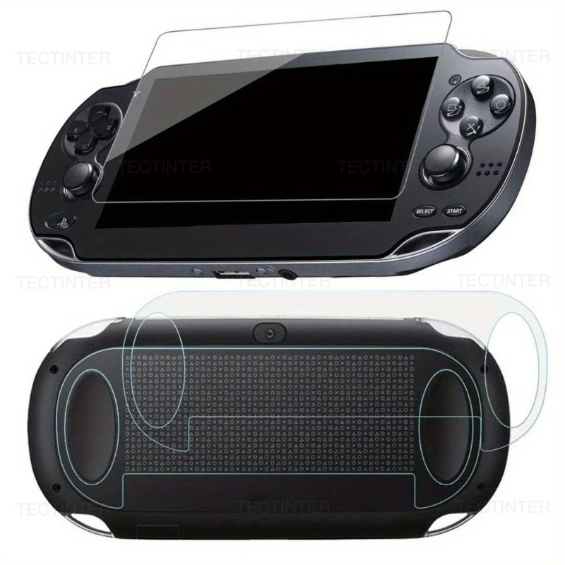 Bảo Vệ Màn Hình Cho Sony PS Vita PSV 1000 Kính Cường Lực Trước + Mặt Sau Trong Suốt Full HD Phim Bảo