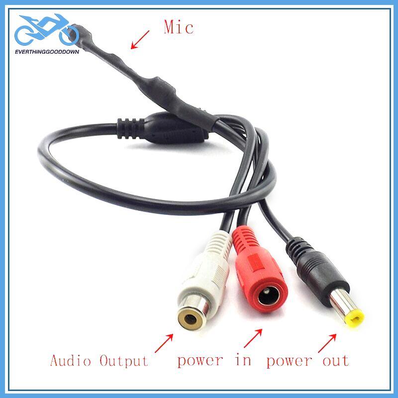 EVER Spy Hidden Mini Audio CCTV Micro MIC DC 15V DVR HỆ THỐNG an ninh TH