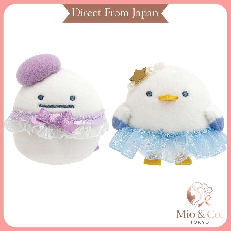 San-X Sumikkogurashi 'Penguin Lagoon' Plush Toy Set: Sea Cat & Ghost, Shells, Summer, Cute, Healing 