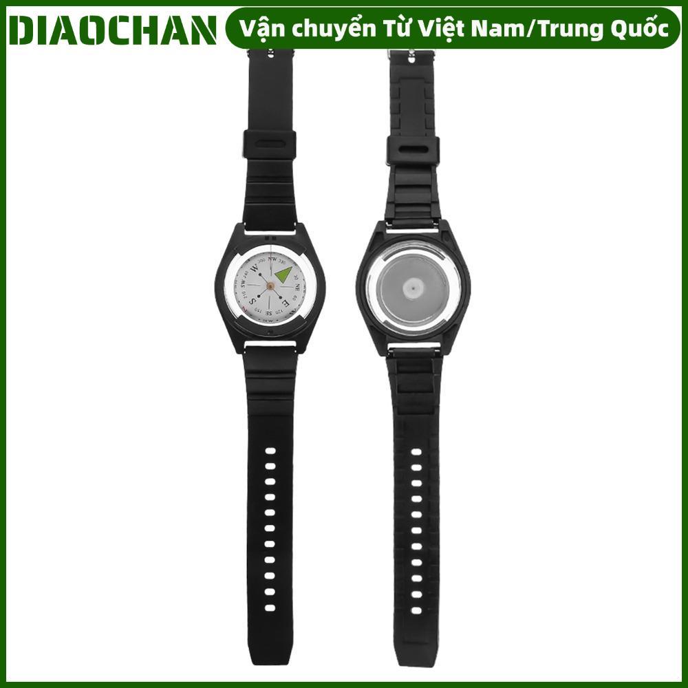 La bàn ngoài trời OMXILOYI, La bàn đồng hồ đeo tay silicon ABS, La bàn định hướng Mini bền bỉ có thể