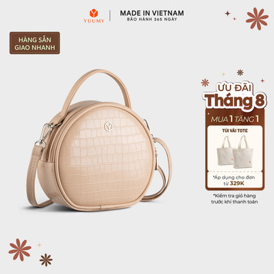 Túi Yuumy (Thời trang nữ dáng tròn cá tính - Túi đeo chéo da 
Seasand YN217) Bagsmart