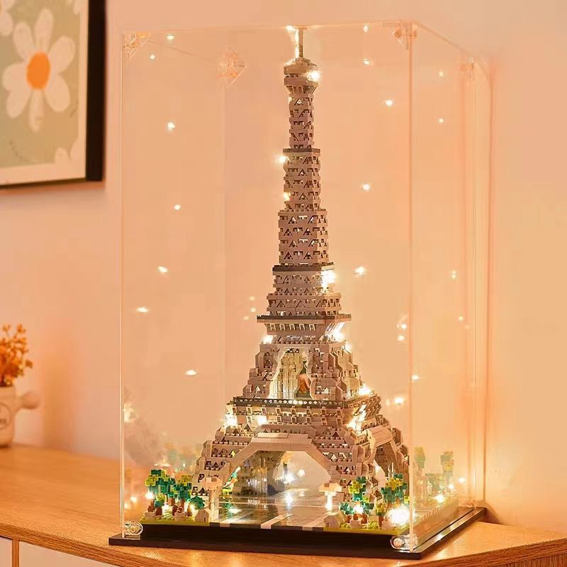 Tháp Eiffel tương thích Lego khối cho người lớn độ khó cao xây dựng khổng lồ câu đố lắp ráp đồ chơi 