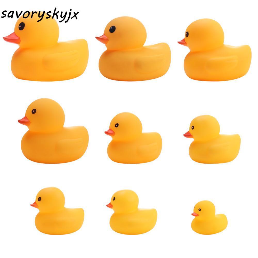 Vịt YOREX với đồ chơi tắm âm thanh bóp, Vịt vàng Phao Vịt vàng Đồ chơi tắm cho bé, Đồ chơi tắm cho b
