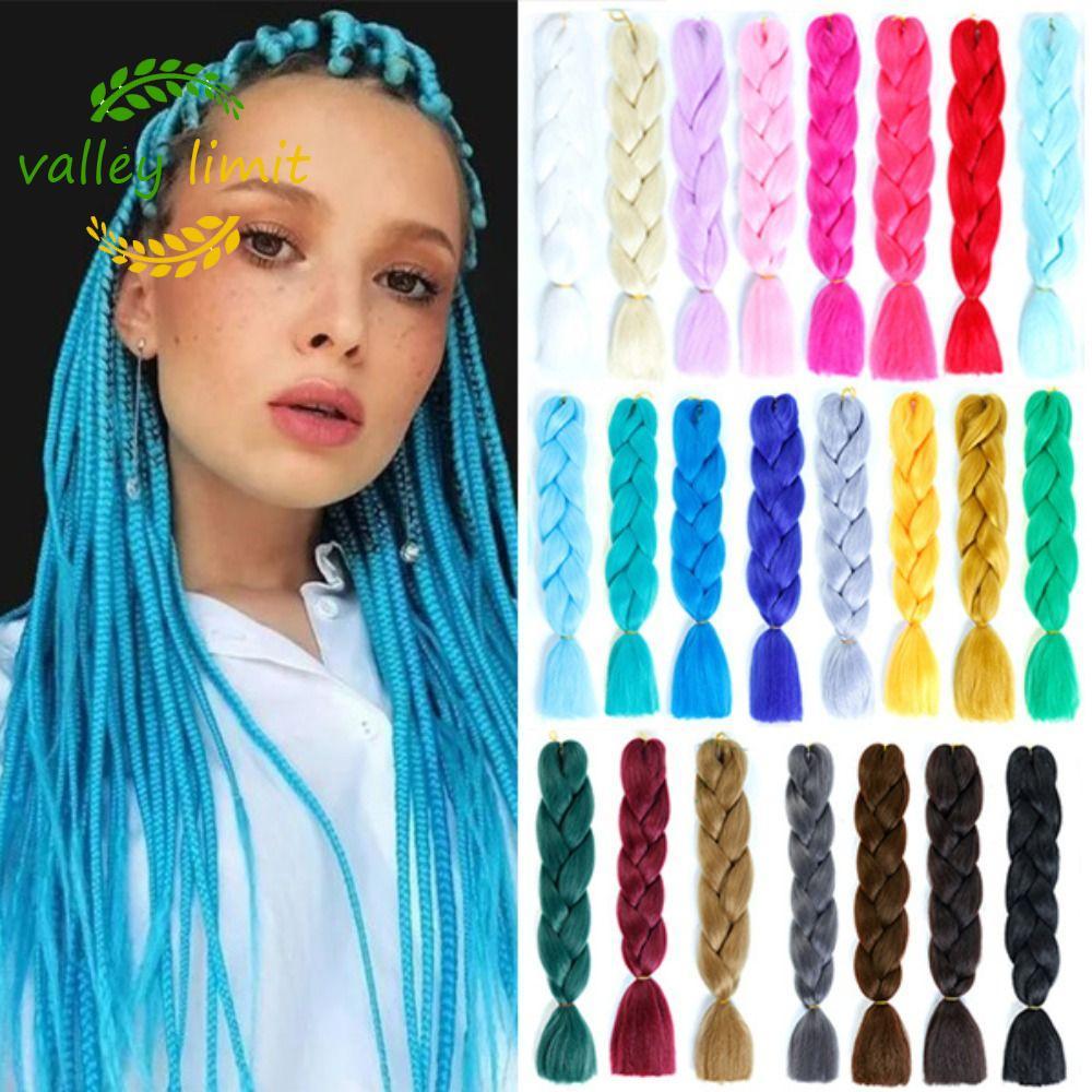 valley limit VALLEY LIMIT 100g / Chiếc Jumbo Braid Hair, Móc Tóc 24 Inch Tổng Hợp Bện Tóc, Thời Tran