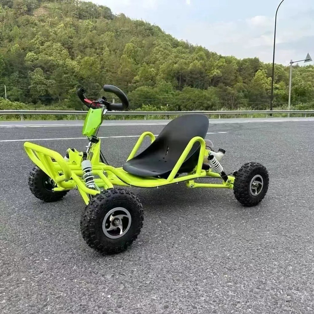 (Mô hình 1:24) Xe Gokart 80cc đua địa hình bánh lốp động cơ máy cắt
