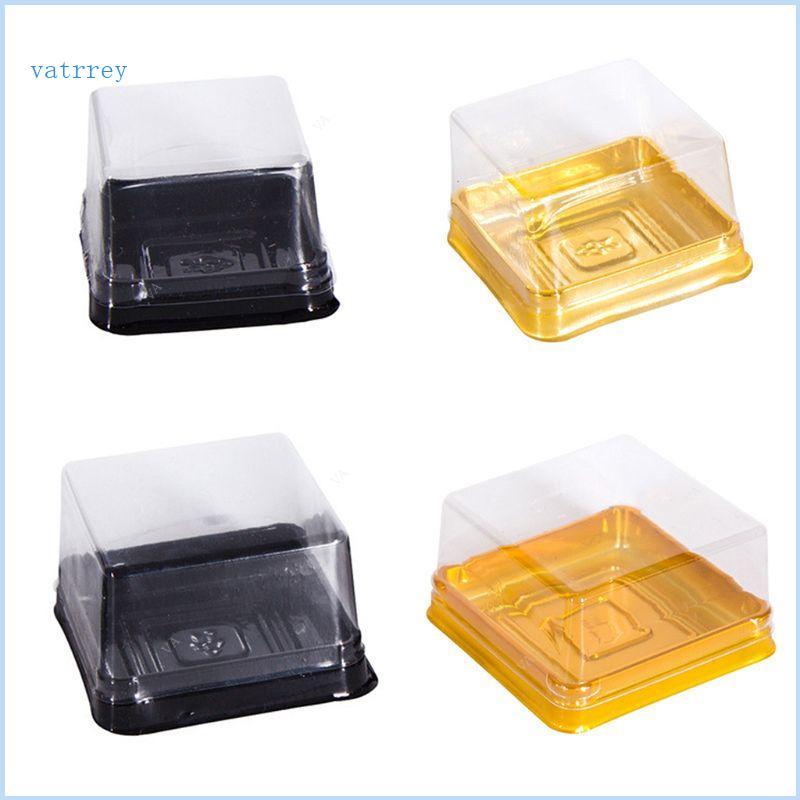 VA 50 Chiếc 63 100g Vuông Bánh Trung Thu Khay Bánh Trung Thu Gói Hộp Đựng Giá Đỡ Trung Thu Lễ Hội