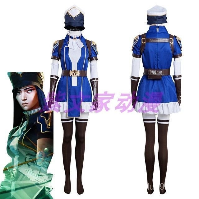 Trang phục cosplay Caitlyn và Jinx Arcane Liên Minh Huyền Thoại game LOL chất lượng cao