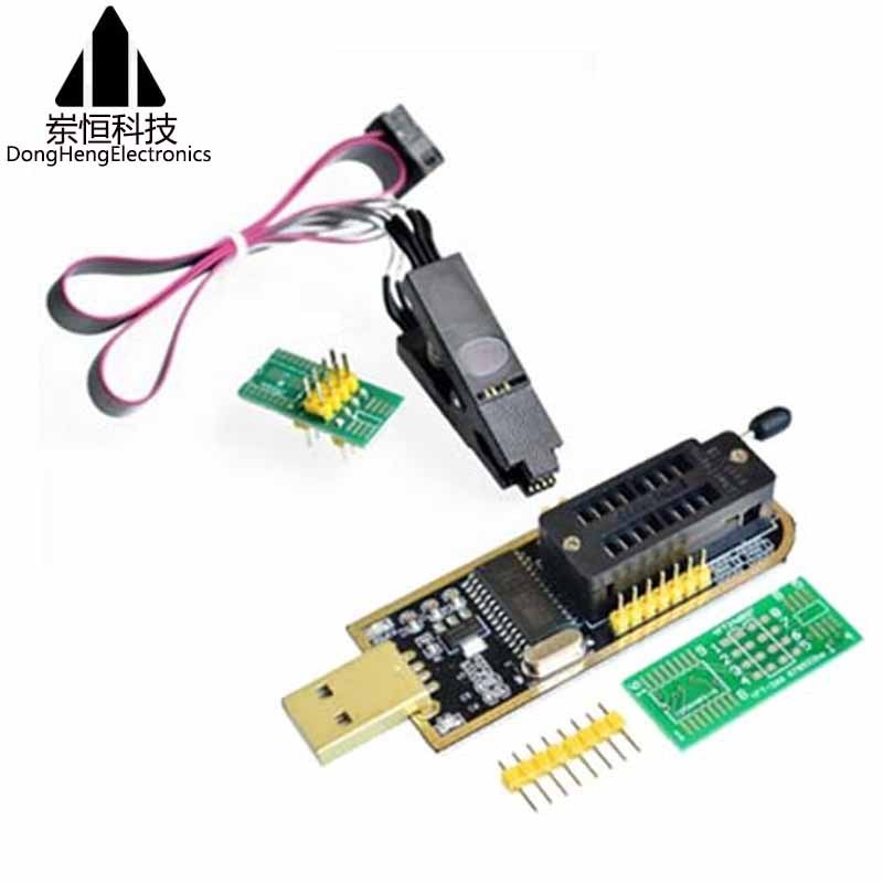 Giảm giá ~ Local Tyrant Gold USB Bo mạch chủ Router LCD CH341A Lập trình viên + Tháo gỡ miễn phí Kẹp