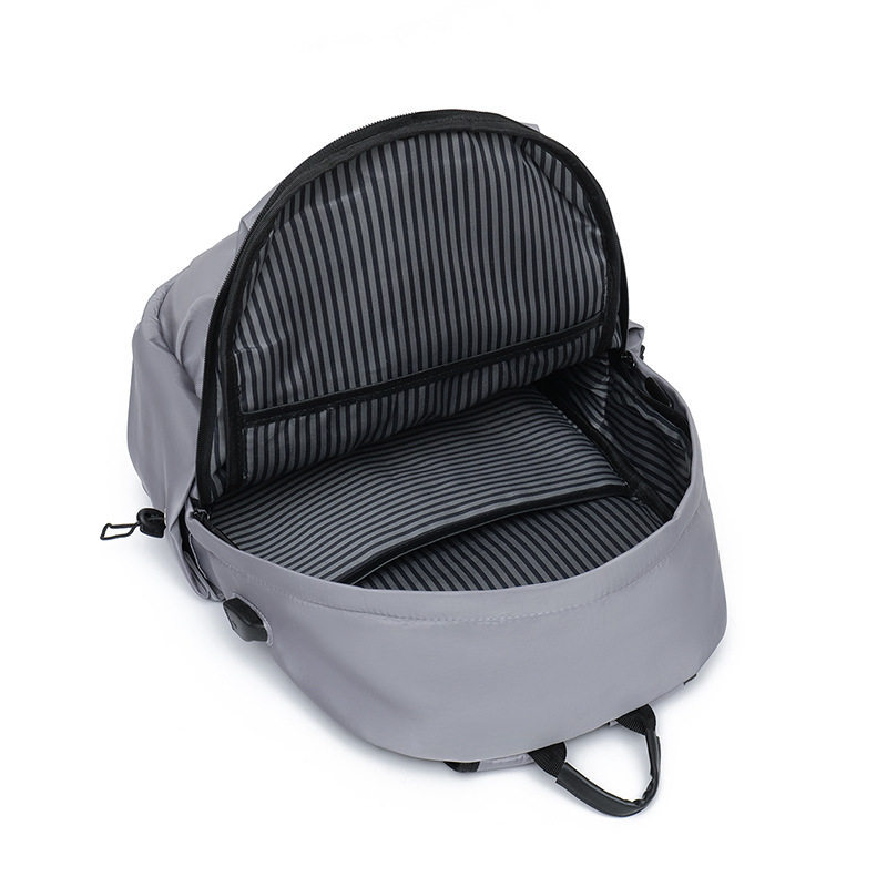 Men's backpack travel lightweight USB charging computer bag