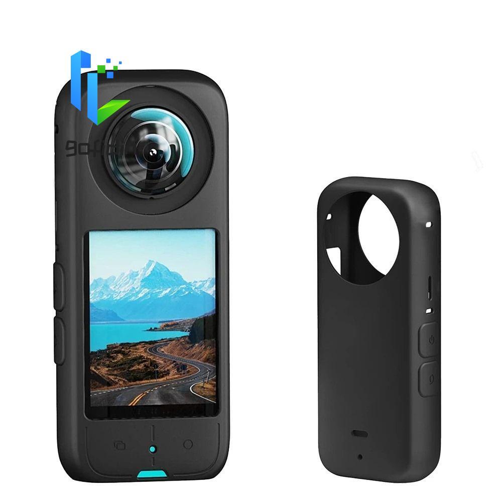 GOFIDIN Cho Insta360 Bảo Vệ Ống Kính Máy Ảnh Thể Thao Phụ Kiện Camera Hành Động Tay Cầm Camera Nắp C