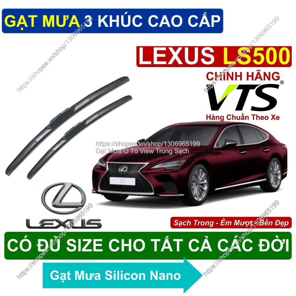 Gạt Mưa 3 Khúc Kính Lái Lexus LS500/ Cặp Gạt Mưa  Kính Lái Cho Các Dòng Xe Lexus LS500