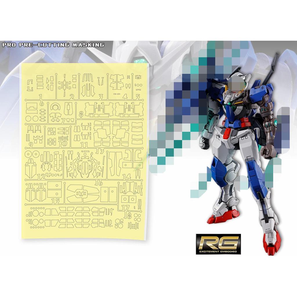 Băng keo mặt nạ NEWC phù hợp cho RG 1 / 144 EXIA R4 (Không bao gồm bộ dụng cụ)