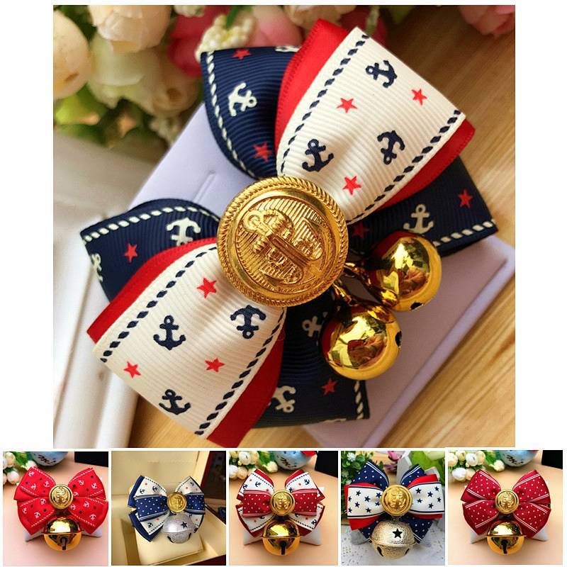 Dog Bell Collar Pet Tie Bow Tie Bow Necklace Teddy Cat Small, Medium and Large Dogs Hanging Ornament