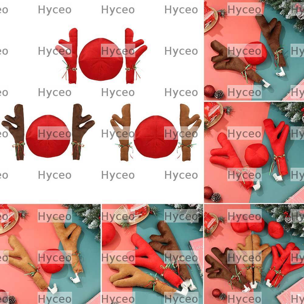 HYCEO Trang Trí Xe Morden Xe Trang Trí Nhung Đồ Dùng Giáng Sinh
