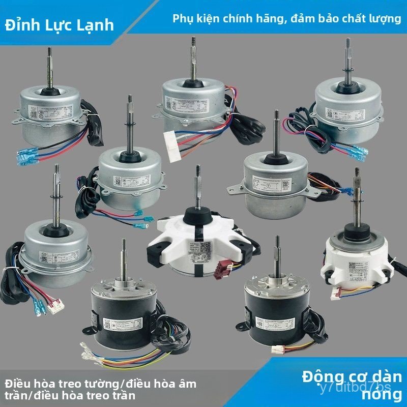 Motor quạt dàn nóng điều hòa Midea treo tường tủ đứng âm trần AC DC thông dụng